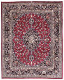  Mashad Tæppe 245X310 Ægte Orientalsk Håndknyttet Mørkebrun/Mørkerød (Uld, Persien/Iran)