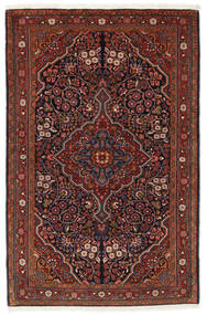  Sarough Tæppe 104X156 Ægte Orientalsk Håndknyttet Sort/Mørkebrun (Uld, Persien/Iran)