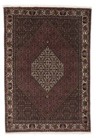  Bidjar Takab/Bukan Tæppe 115X167 Ægte Orientalsk Håndknyttet Sort/Mørkebrun (Uld, Persien/Iran)