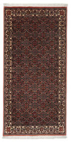  Bidjar Takab/Bukan Tæppe 69X140 Ægte Orientalsk Håndknyttet Sort/Mørkebrun (Uld, Persien/Iran)