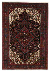  Nahavand Old Tæppe 153X230 Ægte Orientalsk Håndknyttet Sort/Mørkebrun (Uld, Persien/Iran)