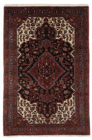  Nahavand Old Tæppe 153X232 Ægte Orientalsk Håndknyttet Sort/Mørkebrun (Uld, Persien/Iran)