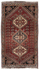  Ghashghai Tæppe 86X150 Ægte Orientalsk Håndknyttet Mørkebrun/Sort (Uld, Persien/Iran)