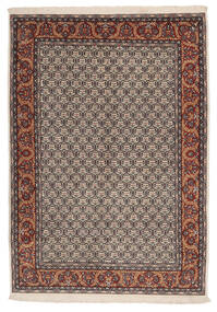  Sarough Tæppe 150X212 Ægte Orientalsk Håndknyttet Mørkebrun/Sort (Uld, Persien/Iran)