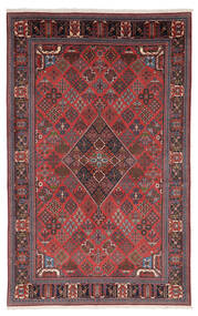  Meimeh Tæppe 160X262 Ægte Orientalsk Håndknyttet Sort/Mørkebrun (Uld, Persien/Iran)