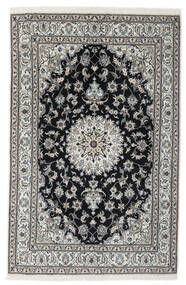  Nain Tæppe 166X255 Ægte Orientalsk Håndknyttet Sort/Mørkegrå (Uld, Persien/Iran)