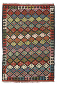  127X183 Lille Kelim Afghan Old Style Taeppe Uld, 