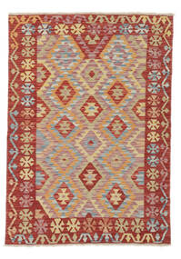  Kelim Afghan Old Style Tæppe 107X152 Ægte Orientalsk Håndvævet Brun/Mørkebrun (Uld, Afghanistan)