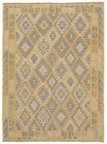 Kelim Afghan Old Style Tæppe 177X244 Ægte Orientalsk Håndvævet Brun/Mørkebrun (Uld, Afghanistan)