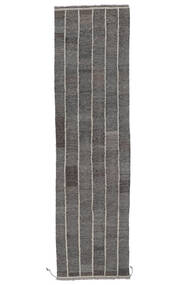  Kelim Ariana Trend Tæppe 80X296 Ægte Moderne Håndvævet Tæppeløber Mørkegrå/Sort (Uld, )