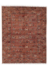  Shabargan Tæppe 173X221 Ægte Orientalsk Håndknyttet Mørkebrun/Sort (Uld, Afghanistan)