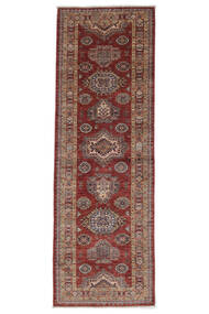 Kazak Ariana Tæppe 80X241 Ægte Orientalsk Håndknyttet Tæppeløber Hvid/Creme/Mørkebrun (Uld, Afghanistan)