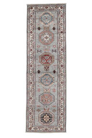  Kazak Ariana Tæppe 79X262 Ægte Orientalsk Håndknyttet Tæppeløber Hvid/Creme/Mørkegrå (Uld, Afghanistan)