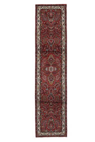  Orientalsk Mehraban Taeppe Tæppe 73X312 Tæppeløber Sort/Mørkerød (Uld, Persien/Iran)