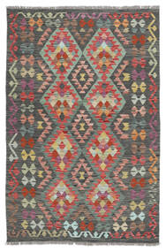  121X182 Lille Kelim Afghan Old Style Taeppe Uld, 