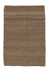  Siri Jute - 2. Sortering Tæppe 160X230 Ægte Moderne Håndvævet Mørkebrun/Sort (Jutetæppe Indien)
