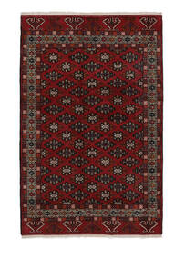 Turkaman Tæppe 163X248 Ægte Orientalsk Håndknyttet Sort (Uld, Persien/Iran)