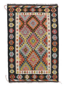  Kelim Afghan Old Style Tæppe 100X153 Ægte Orientalsk Håndvævet Hvid/Creme/Sort/Mørkerød (Uld, Afghanistan)