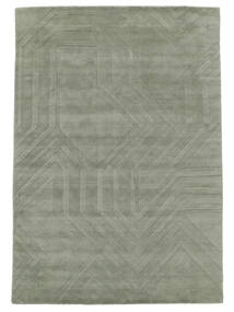  Labyrint - Soft Teal Tæppe 200X300 Moderne Mørkegrøn (Uld, Indien)