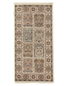  Bakhtiar Indisk Tæppe 71X143 Ægte Orientalsk Håndknyttet Mørkebrun/Brun (Uld, Indien)