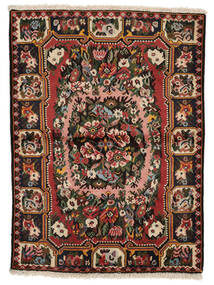 110X150 Bakhtiar Collectible Tæppe Orientalsk Sort/Mørkerød (Uld, Persien/Iran)